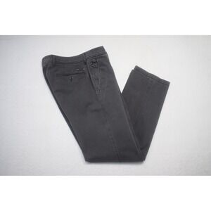 Brax Evans Pants Gray Flat Straight Stretch Performance Chino Mens Size 33 x 30*